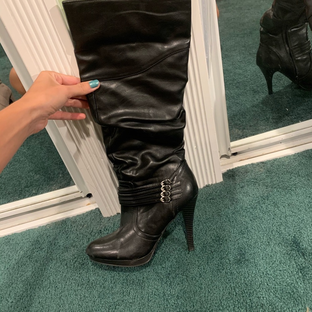 Black boots